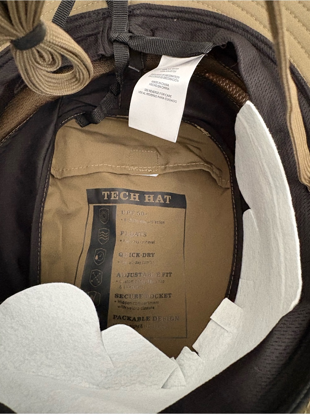 Orvis Men's Tech Hat in Green- Breathable Sun Hat - Picture 4 of 4